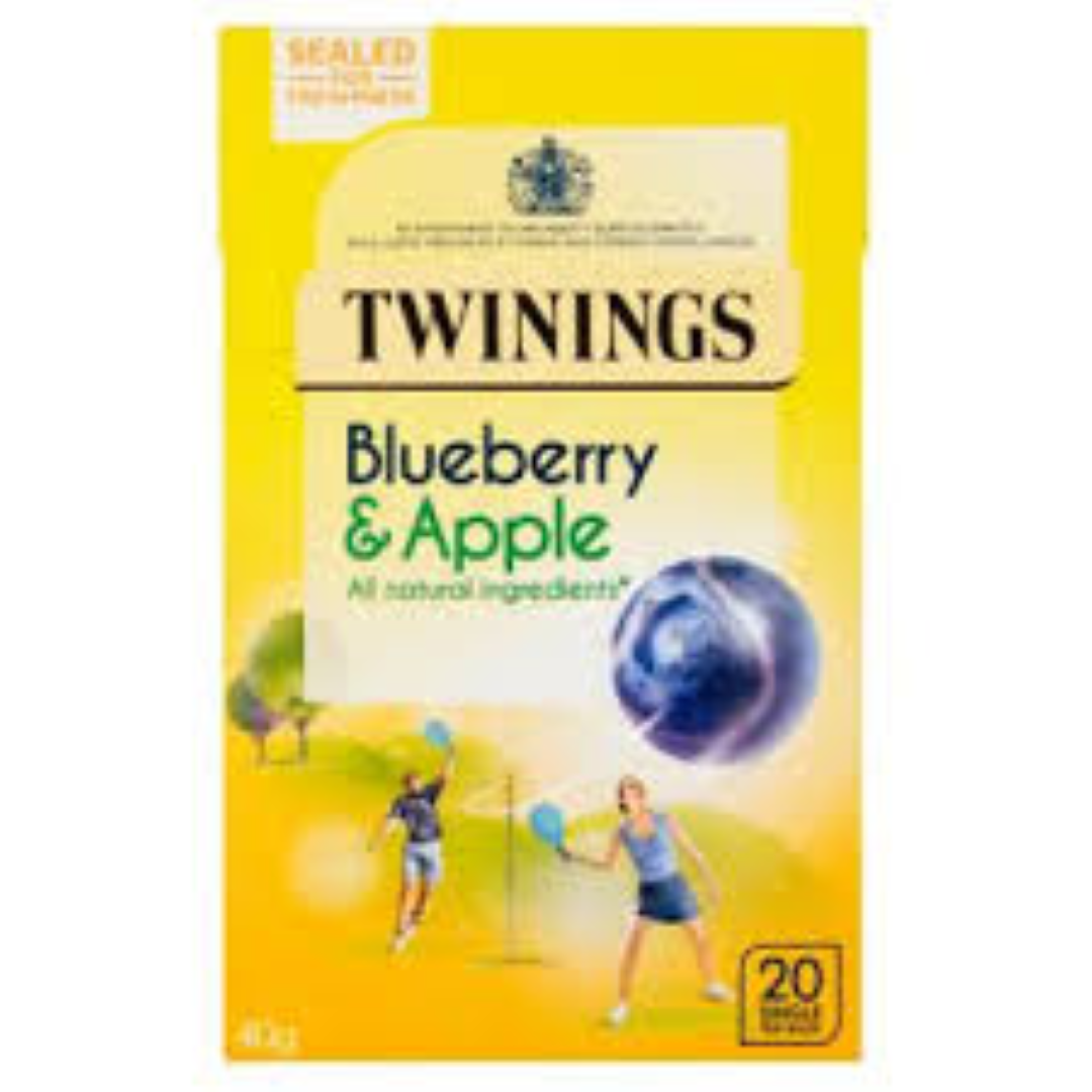 TWININGS BLUEBERRY &APPLE 20'S
